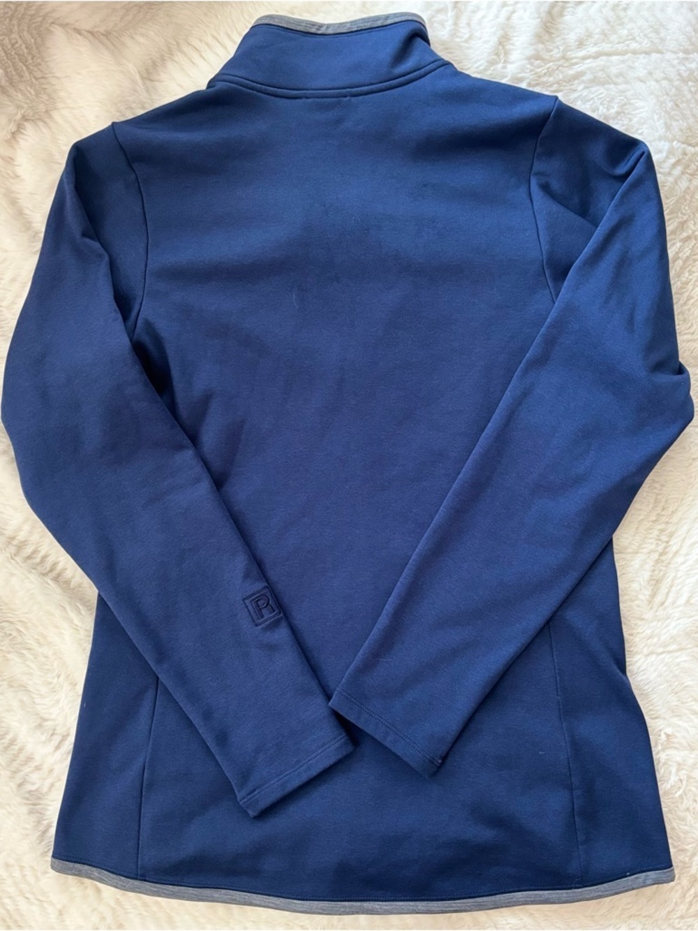 Patagonia Women's Navy Full-Zip Utility Fleece Jacket Size Medium - Picture 3 of 3